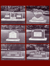 Upright Marker - Cemetery Headstones